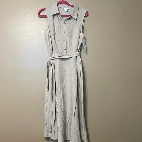 Liz Claiborne linen summer dress new Liz Claiborne linen summer dress new